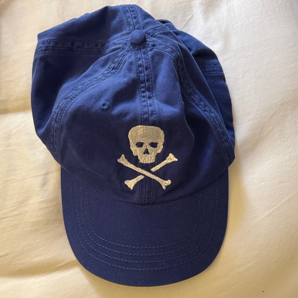 Rugby Ralph Lauren Blue Skull Cap